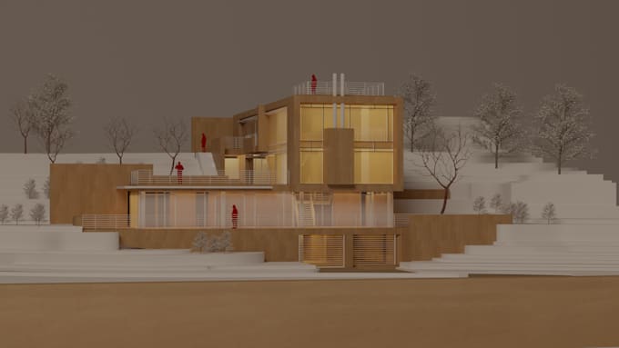 do maqette rendering for your project