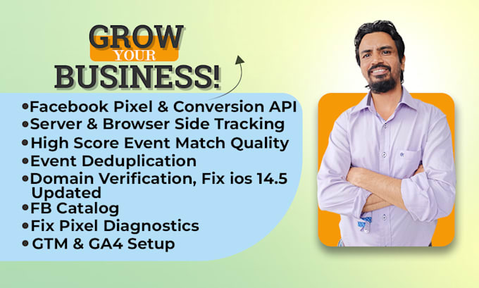 setup fb conversion API and ga4 server side tracking by GTM
