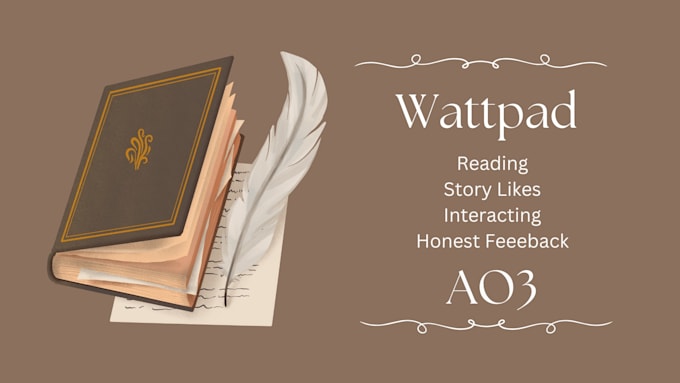 interact with your wattpad or ao3 story