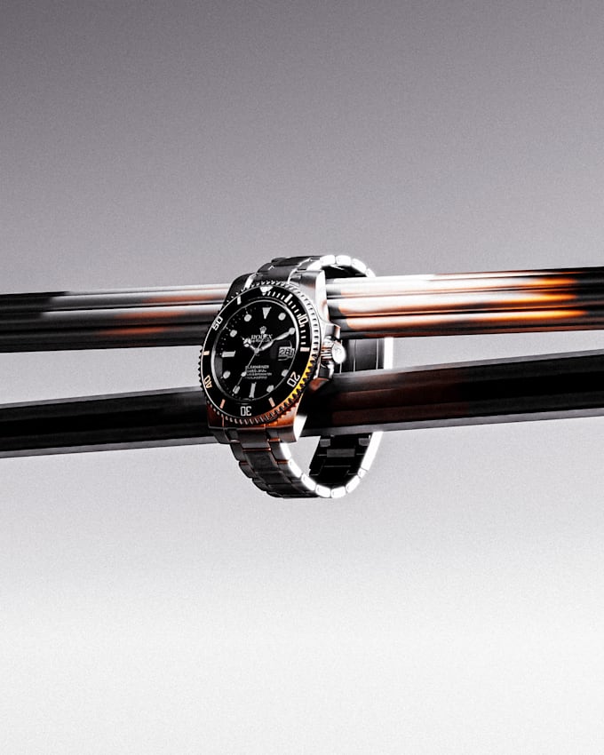 render 3d watch model, 3d watch design, 3d watch animation