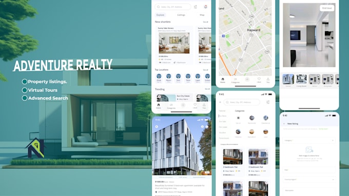 Build a real estate app by Modex_anderson | Fiverr