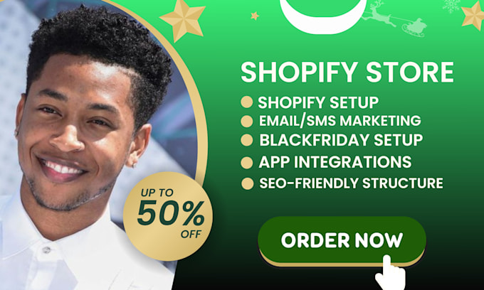 expert shopify store setup high converting email and SMS marketing black friday