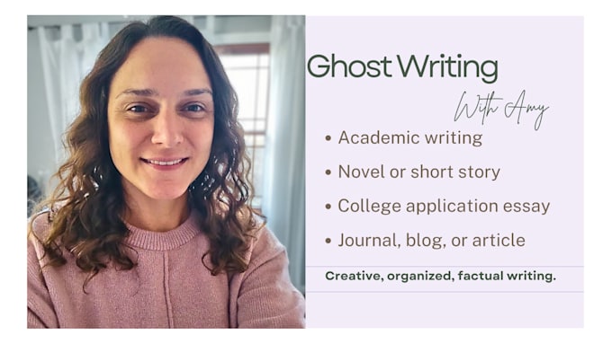 ghostwrite whatever you are looking for