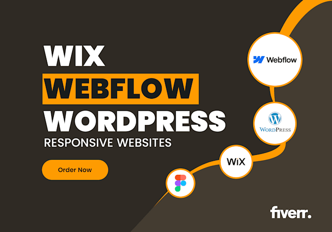 design or redesign webflow wix wordpress websites