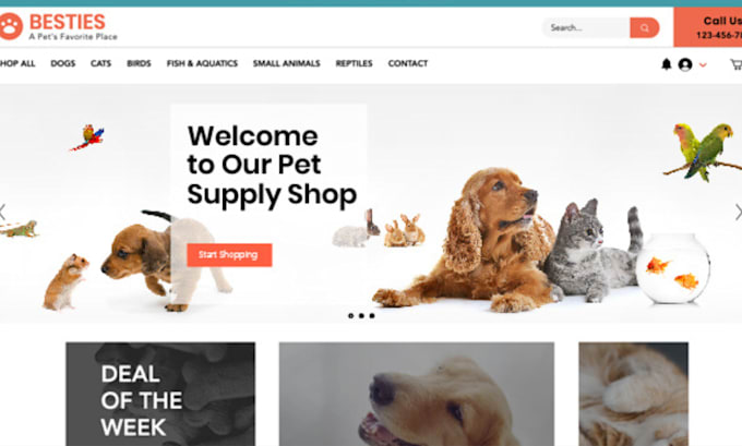 Ecommerce Dog Accessories Shopify Shopify Dropshipping Pet Store