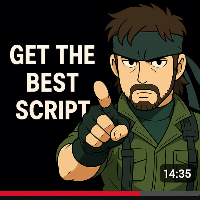 be your script writer for youtube gaming documentaries