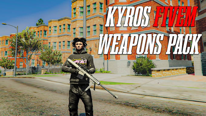 Create 3d game asset, 3d gun, fivem weapon, fivem gun pack, fivem 3d ...