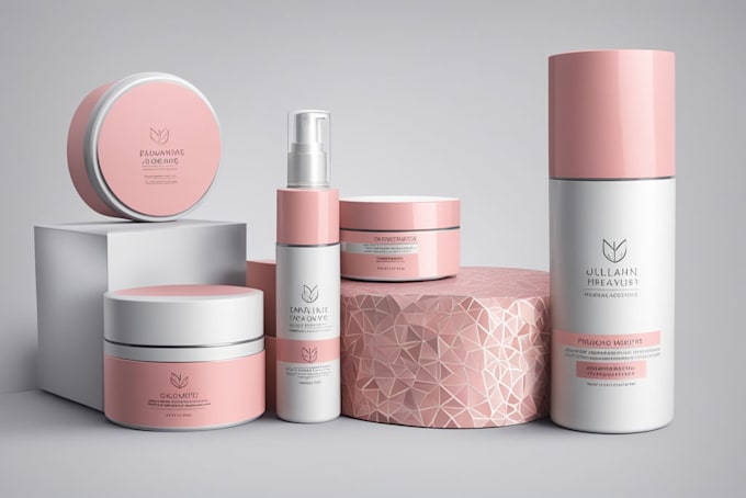 do product label design cosmetic packaging design box design