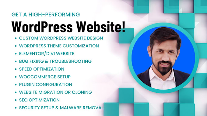 develop or redesign a professional wordpress website
