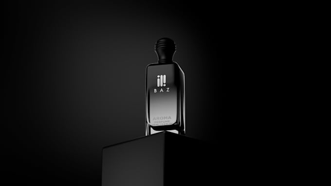 create high quality 3d product animation for perfume brand