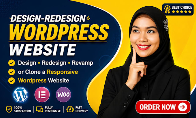 design, redesign, revamp wordpress website build, clone website development