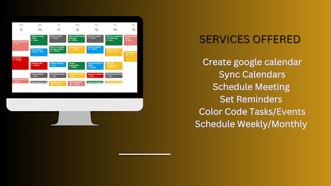 manage your google calendar