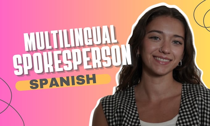 be an authentic spokesperson video or ugc creator video in spanish