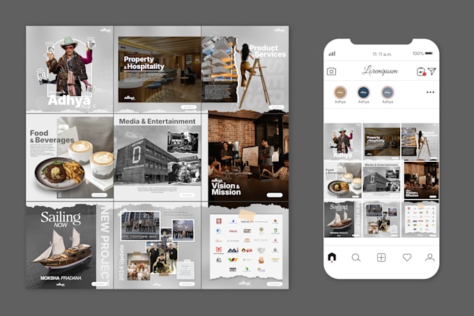 design dope instagram and facebook ads post graphics
