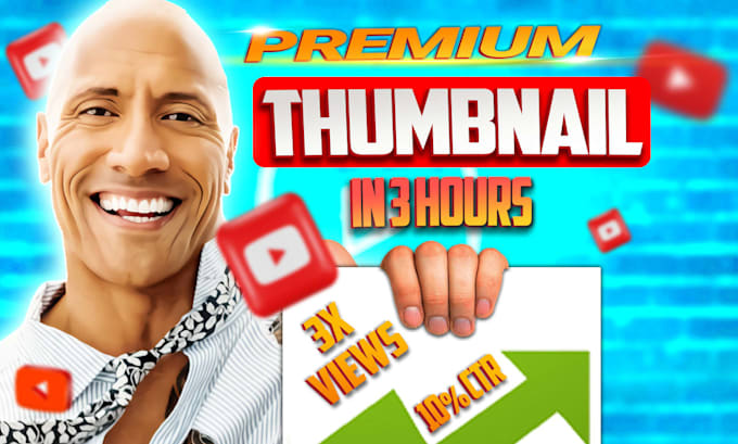 create professional youtube thumbnails for you