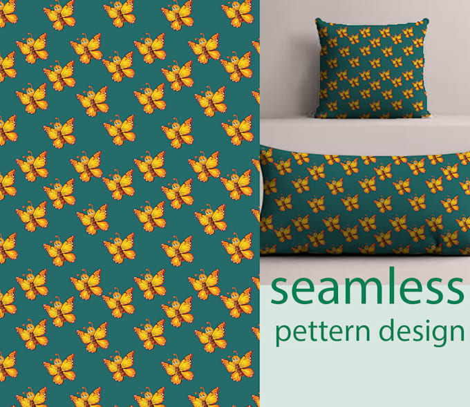 create seamless pattern design for textile