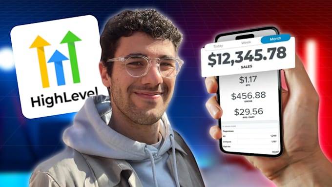 create a high conversion landing page in go high level