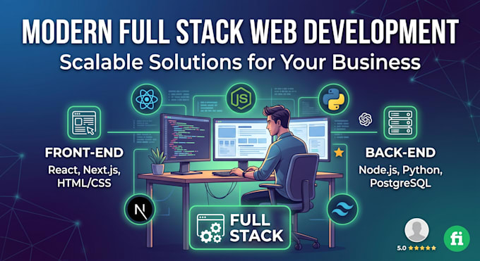 do modern full stack web development for your business