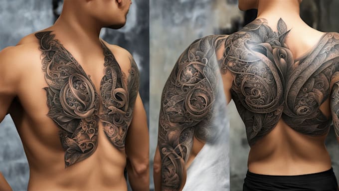 draw a realistic tattoo design