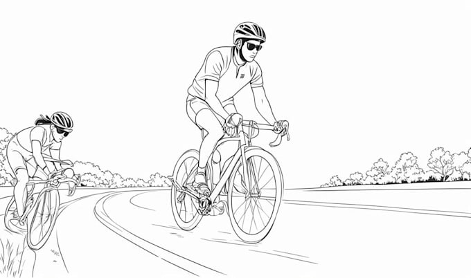 create black and white illustration