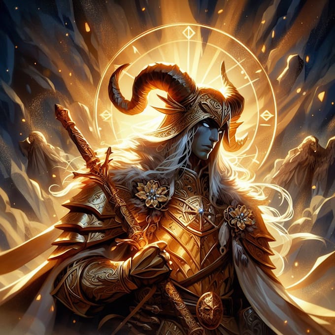 create a d and d character art and dnd art
