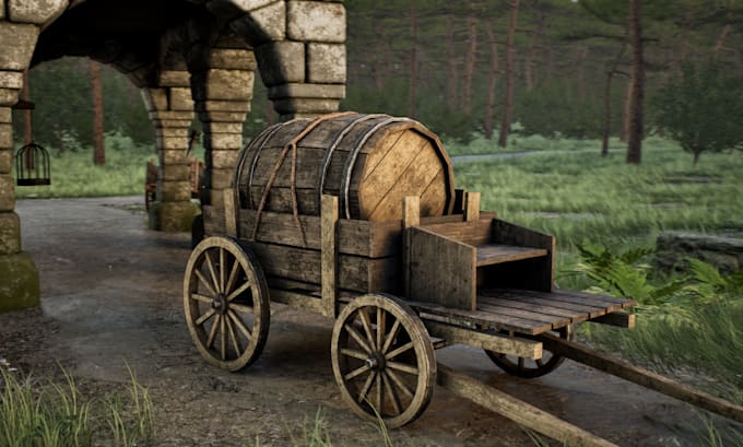 create 3d game assets in fbx format