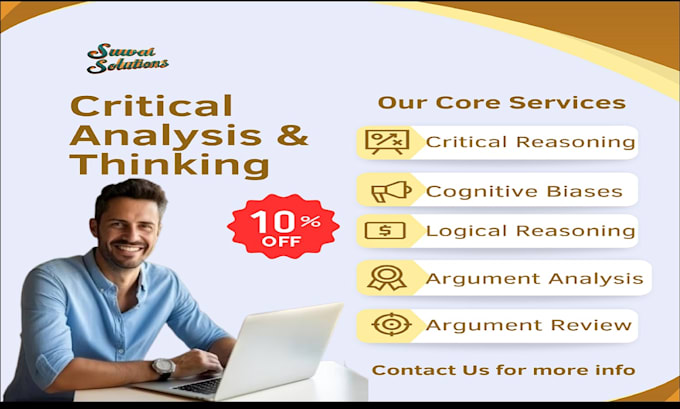 do critical thinking, critical analysis, data analysis and case study