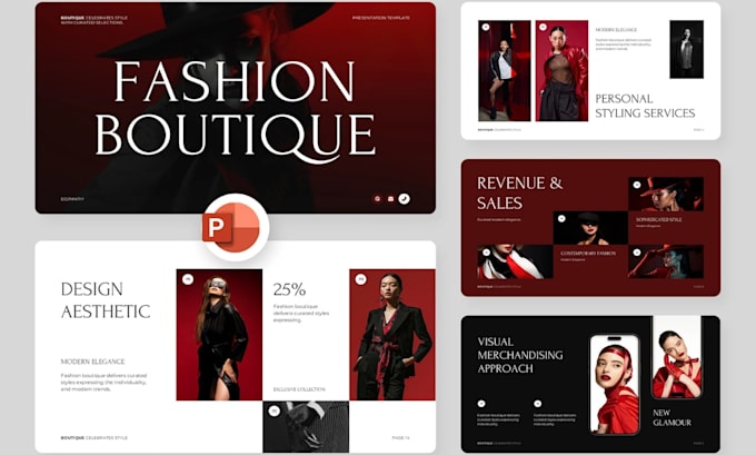 redesign business powerpoint presentation investor pitch deck canva slides