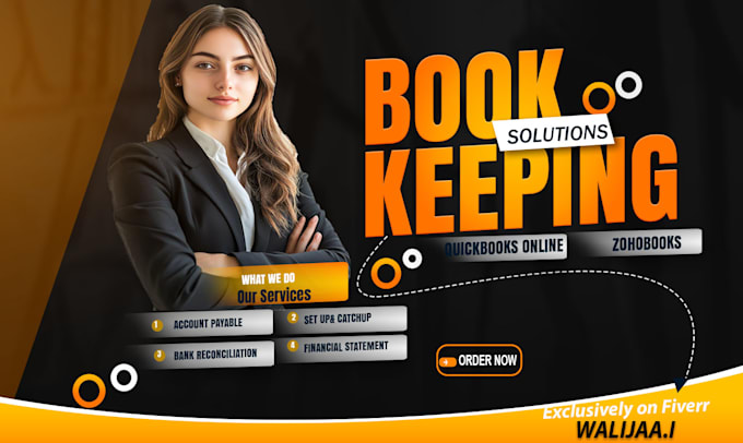 setup, catchup, cleanup, bank reconciliation quickbooks online and bookkeeping