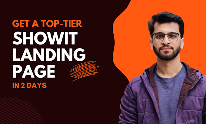create a top tier showit landing page