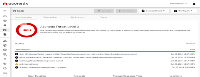 perform advanced vulnerability scanning