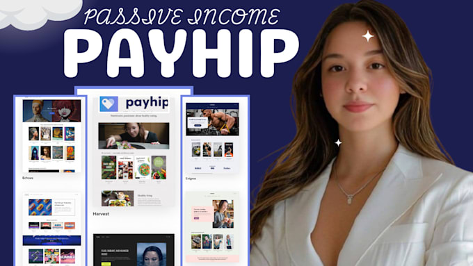 Do payhip website design, stan store setup, payhip website marketing ...