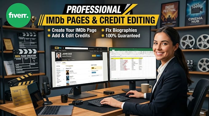 create, add credits on imdb page for you
