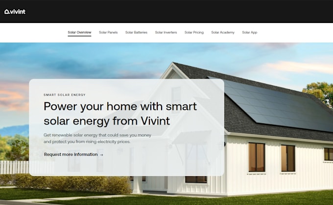 build wix website solar website wordpress website handyman website shopify store
