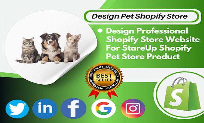 build most sccessful shopify store pet, dog and cat shopify dropshipping website