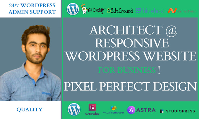 transfer design figma to wordpress or responsive design