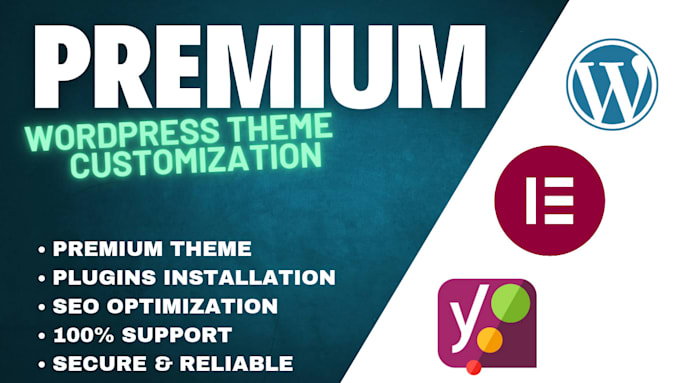 install wordpress theme, theme forest, elementor pro and wordpress plugins