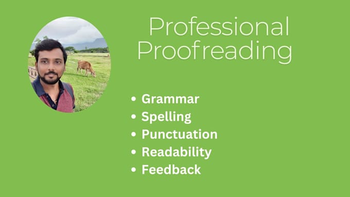 proofreader, editor, and copywriter