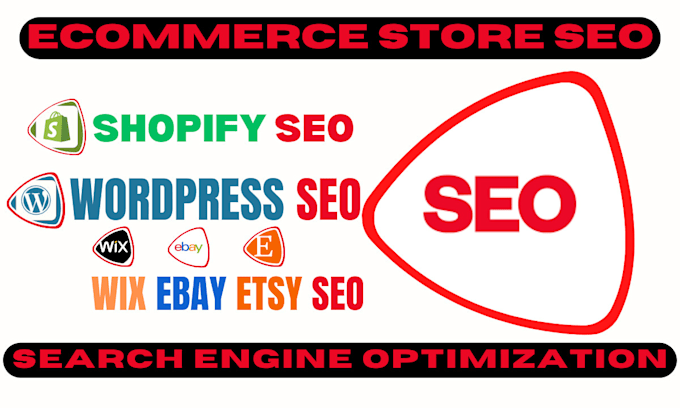 complete ecommerce search engine optimization shopify wix etsy wordpress SEO