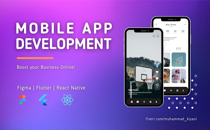 create mobile app using flutter react native