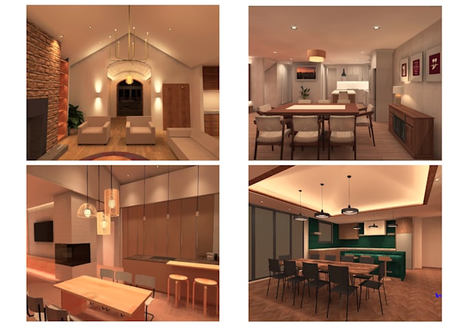 do residential lighting interior with dialux