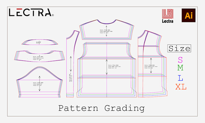 do clothing pattern grading and apparel tech pack