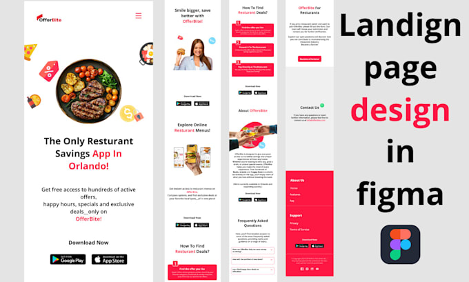 design professional landing page