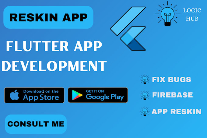 Reskin flutter mobile app development fix flutter reskin flutter app ...