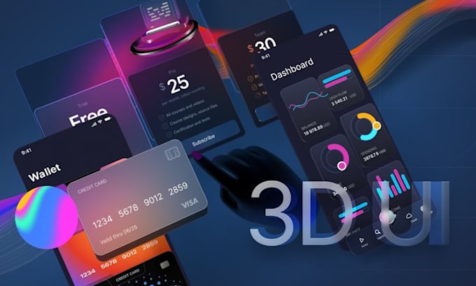 Create 3d ui spline interactions for websites 3d multi scenes 3d spline ...