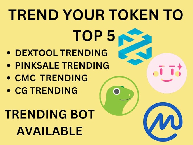 Do solana volume bot, raydium trade bot, trending dextool bot, cmc ...