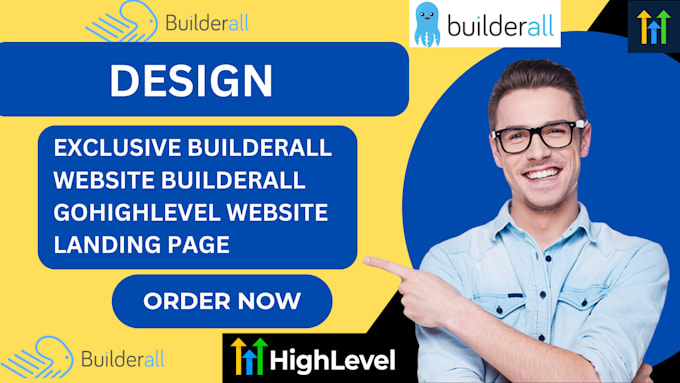 design exclusive builderall website builderall gohighlevel website landing page