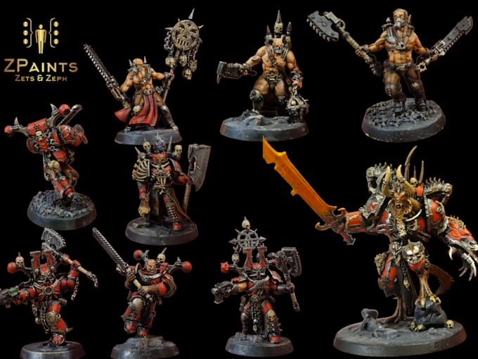 commission model painting for any tabletop game