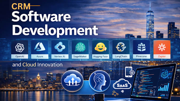 develop cloud based CRM software ai powered saas application