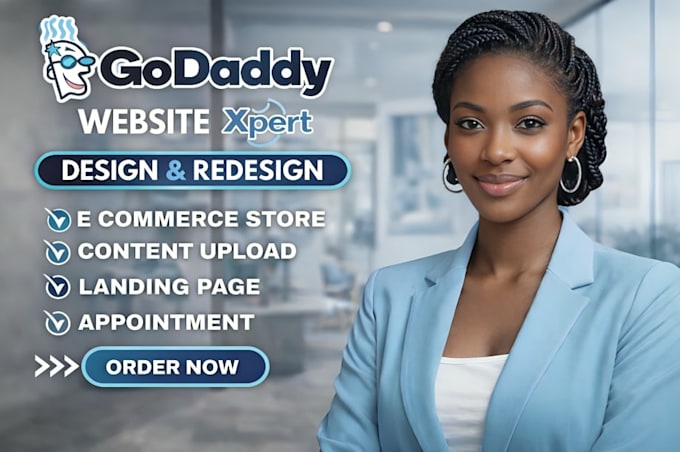 godaddy website design develop godaddy website godaddy website redesign godaddy